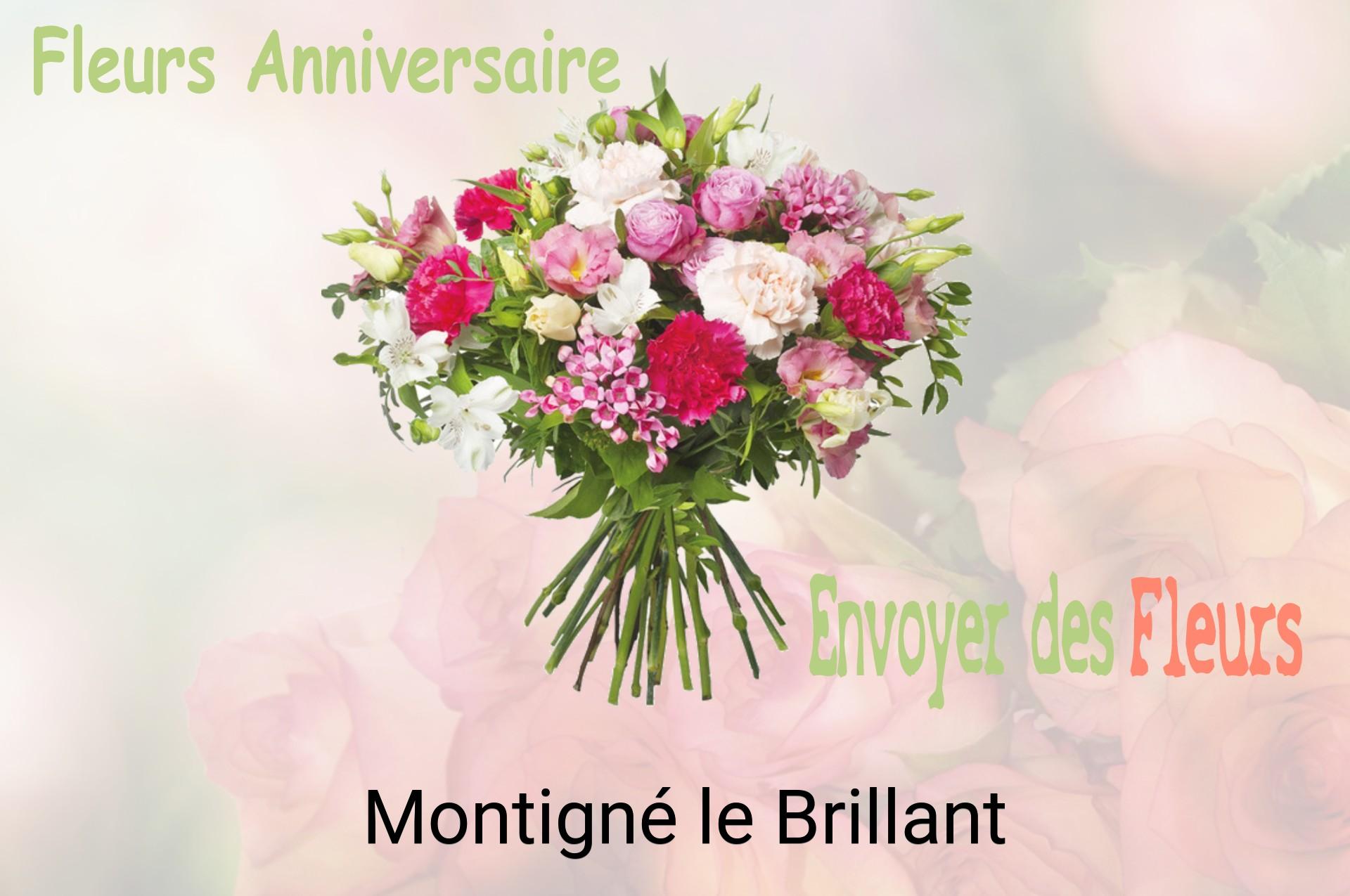 Bouquet de fleurs d’anniversaire livré à Montigné-le-Brillant