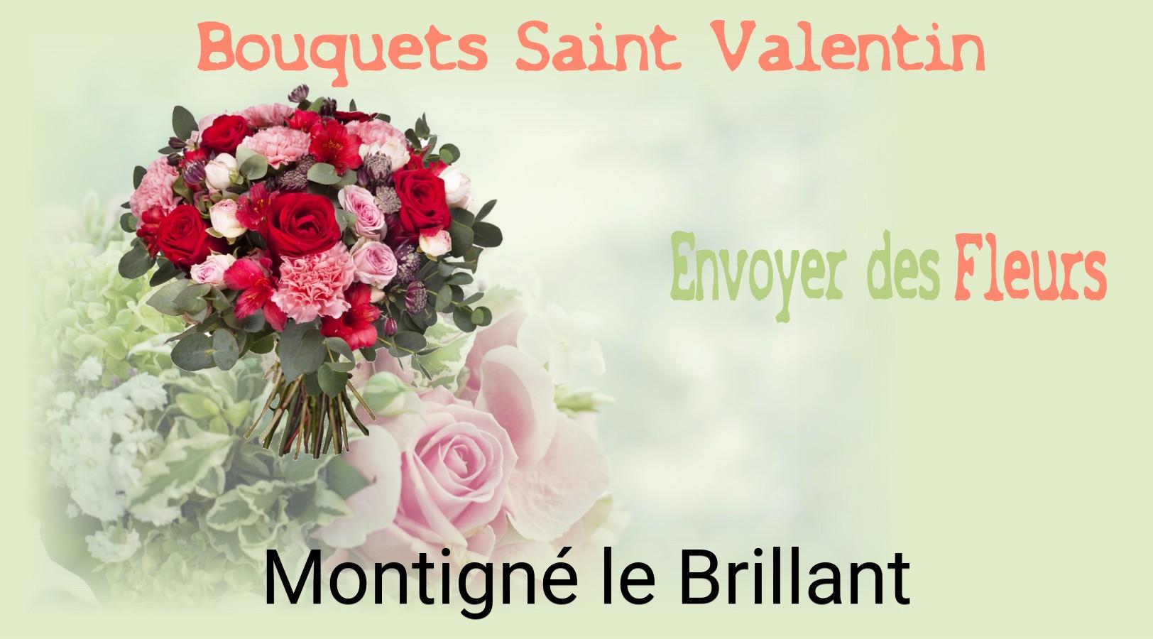Roses de Saint-Valentin livrées à Montigné-le-Brillant
